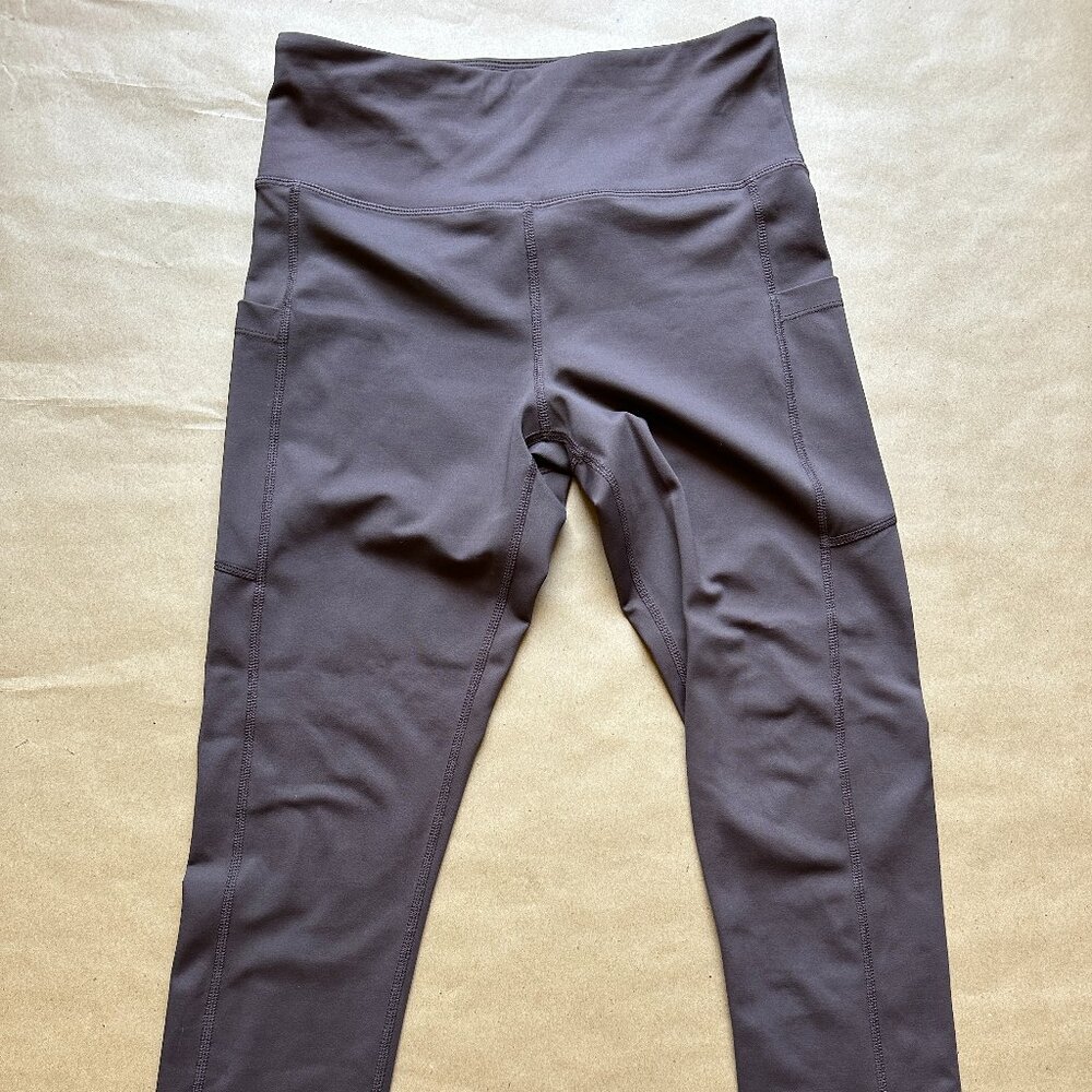 Zyia Active Light N Tight Pocket Legging, Brown, Size 6-8